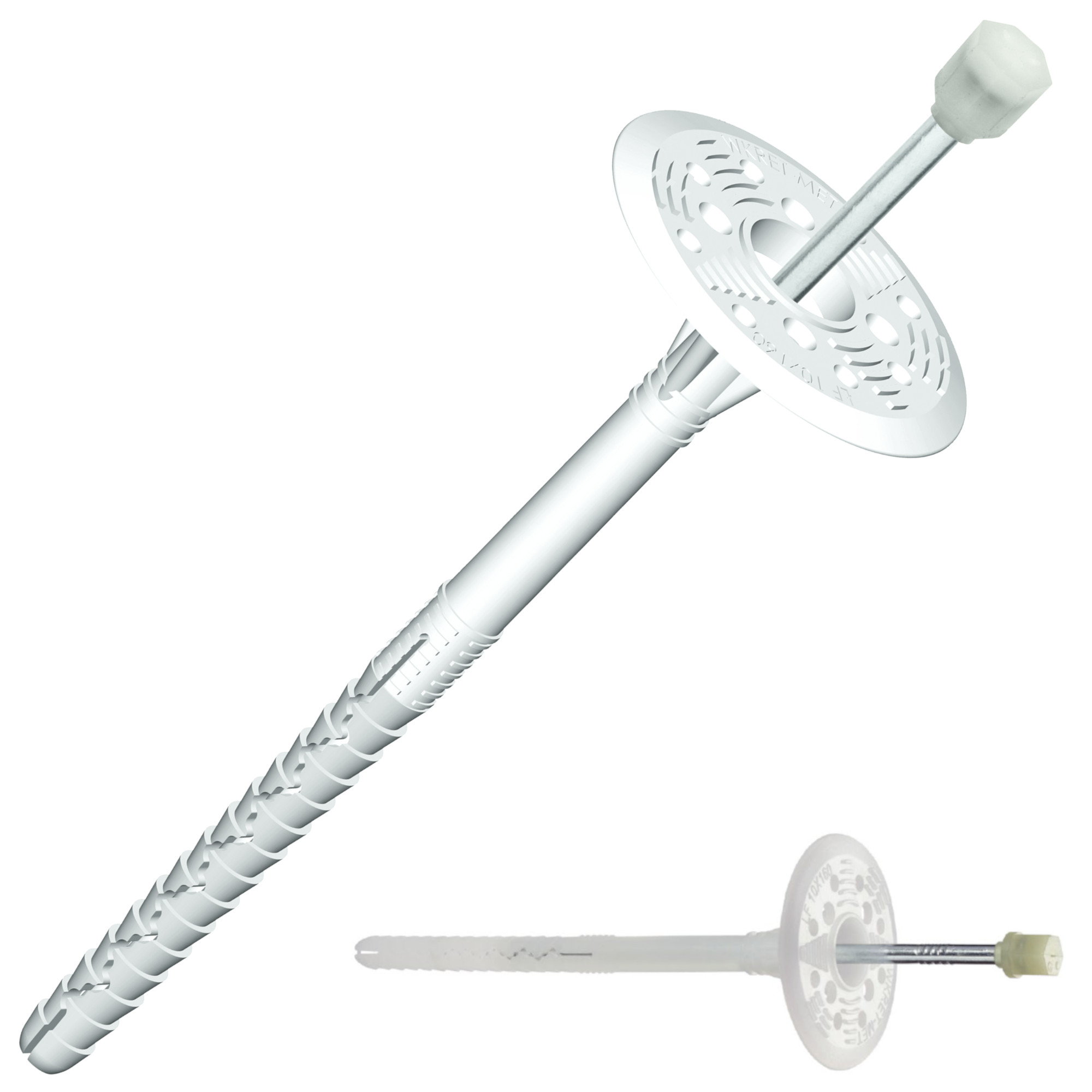 EJOT H1 195 Mm Dübel 100 Stück Dämmstoffdübel Schlagdübel Stahlnagel WDVS Neo Fassade