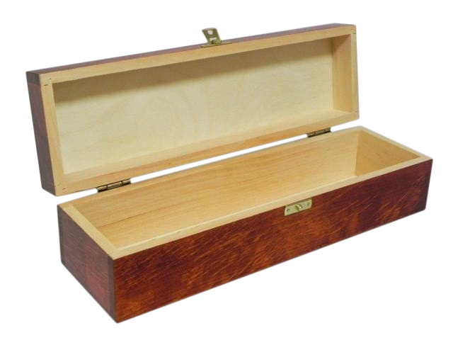 long wooden box