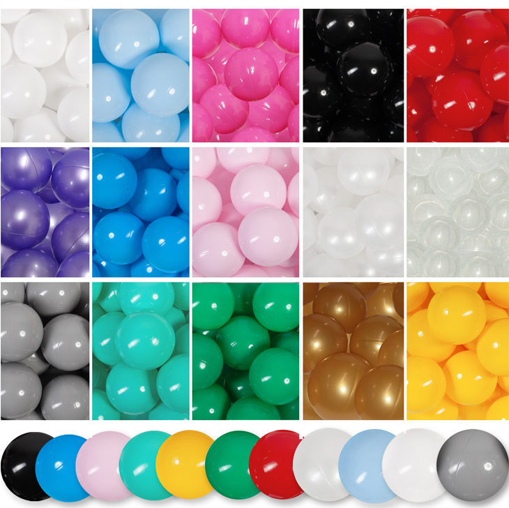 7 cm Plastikbälle für Kinder Bällebad Bunte Spielbälle Kinder bälle viele Farben