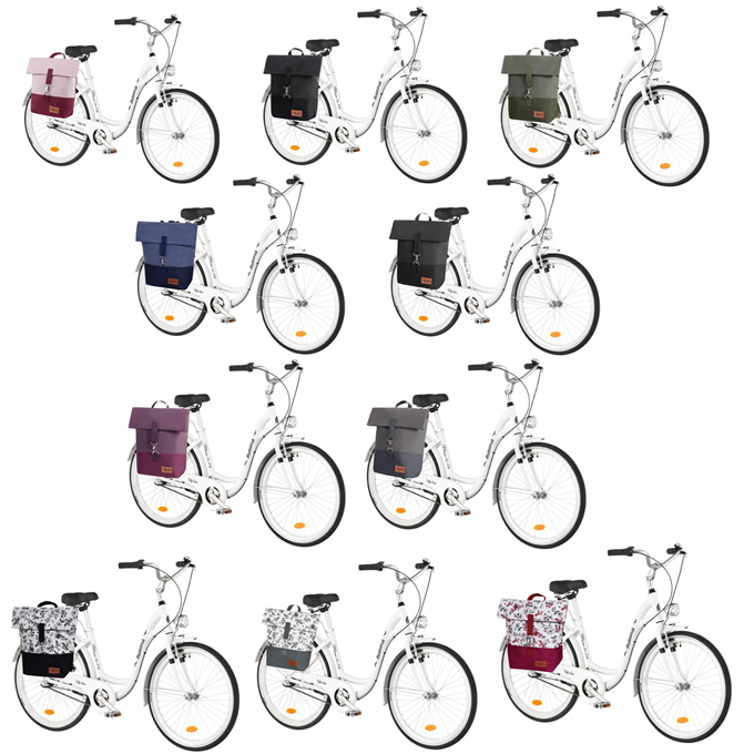 millybo SWEET Fahrradtasche Rucksack Backpack Gepcktrgertasche viele  Farben | eBay.de